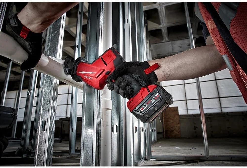 2719-21 Cordless Brushless Power Reciprocating Saws for Milwaukee M18 16.3' Compact Reciprocating Saw Tool Kit Red/Black