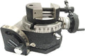 4'/100 MM TILTING MILLING INDEXING ROTARY TABLE WITH ROUND VICE-METAL WORKING (80MM ROUND VICE)