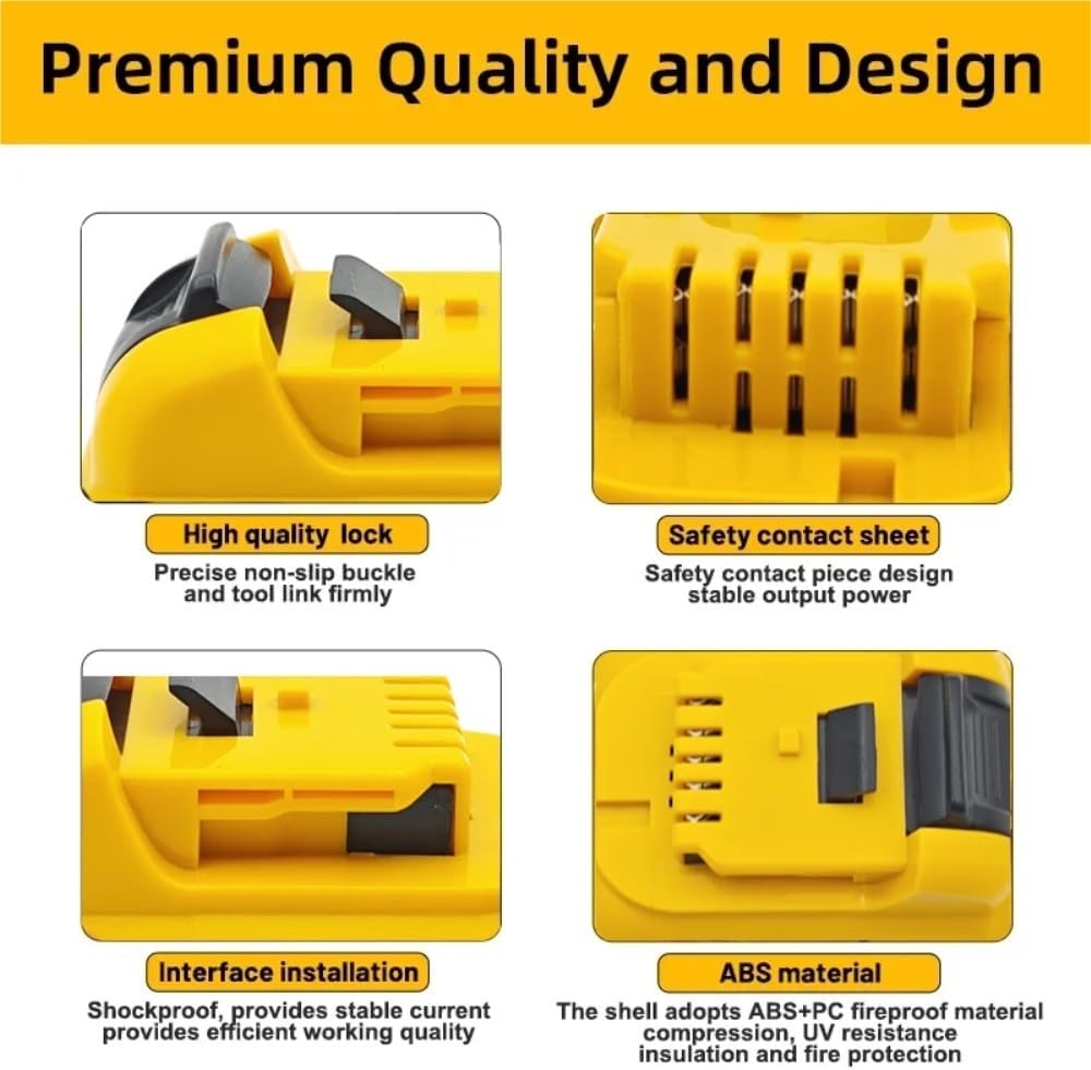 12V Replacement Lithium-Ion Battery Compatible With Dewalt DCD710 DCB123 DCB125 DCB124 DCB122 Cordless Powe Electric Saw Reciprocating Saw Tool Packs(4PCS 3.5Ah)