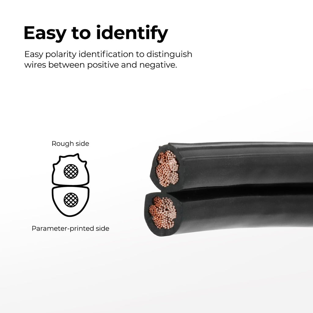 FIRMERST 8/2 Low Voltage Landscape Wire 100FT with Spool, ETL Listed, Pure Copper,