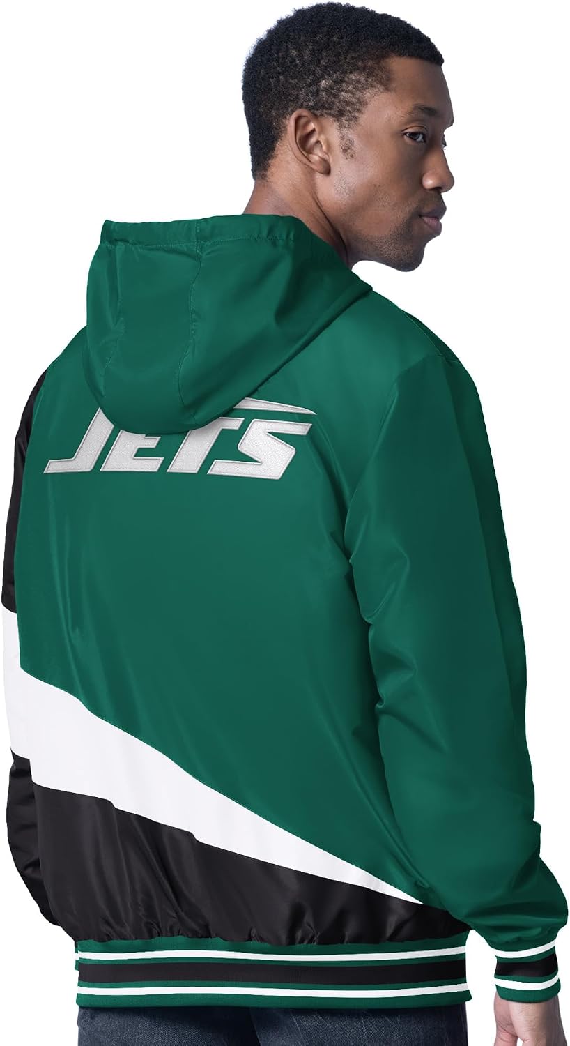 G-III Sports Men's NFL Dual Threat Reversable Full-Zip Hooded Jacket