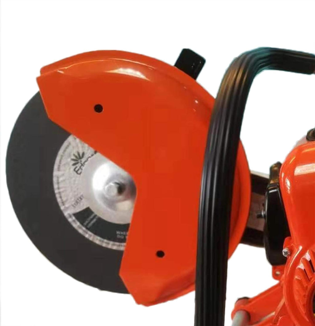 Gas Powered Concrete Saw, 6.8HP 106.8cc Cordless Gas Demolition Saw Concrete Cutter with Blade Gasoline Cutting Saws for Brick, Wood, Stone, Granite