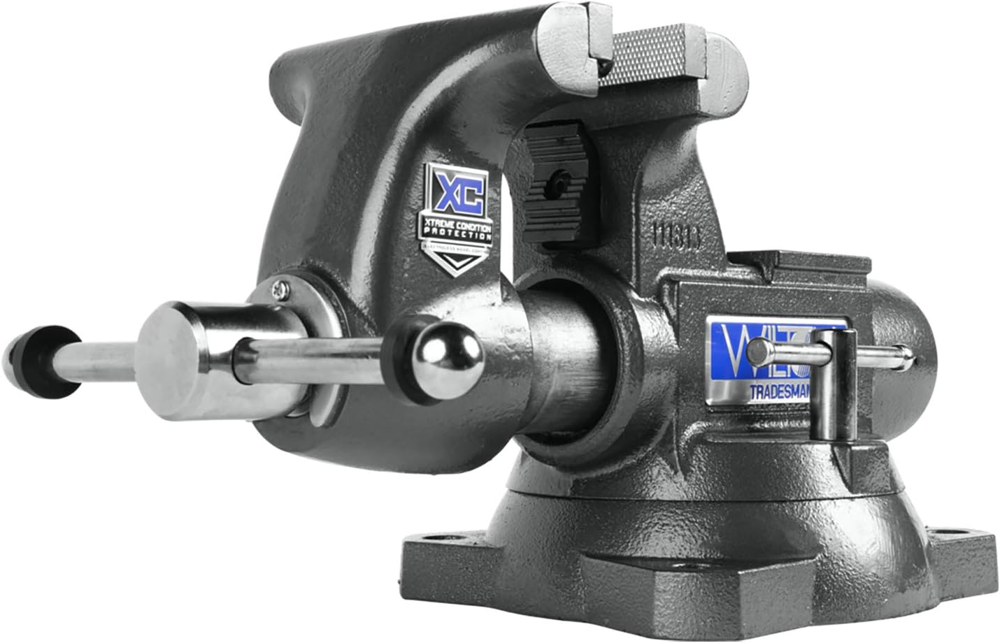 Wilton Tradesman XC Bench Vise, 5-1/2' Jaw Width, 5' Max Jaw Opening, 3-3/4' Throat (Model 1755XC)