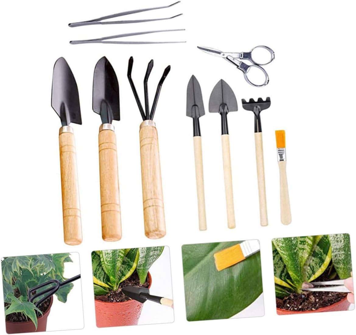 Happyyami 70 Pcs Planting Flower Arrangement Tool Garden Tools Kit Gardening Supplies Bonsai Planting Tool Mini Garden Tool Set Plant Kit Kids Suit Mini Potted Tools Kit Garden Hand Spade