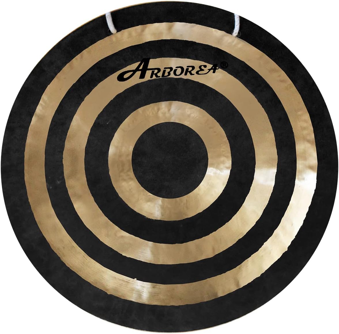 Arborea 20'Large Sun Wind Gong with Gong Mallet and Hanging String Authentic Chinese Hand Gong Sound Great for Sound Healing and Therapy