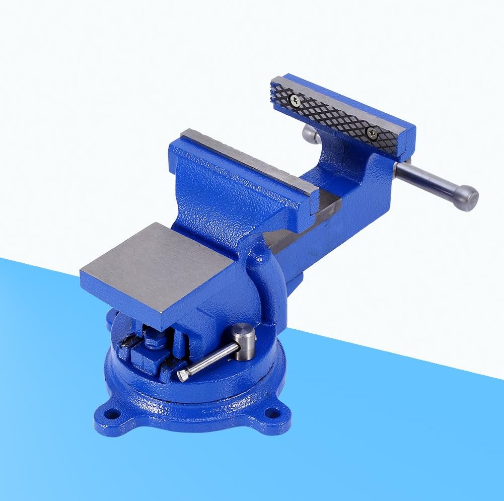 Jaw Bench Vice, 4 Inch 360 Bench Vice Workshop Clamp Engineers 100mm Jaw Workshop Heavy Duty