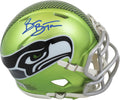 Seahawks Brian Bosworth Signed Flash Speed Mini Helmet BAS Witnessed - Autographed NFL Mini Helmets