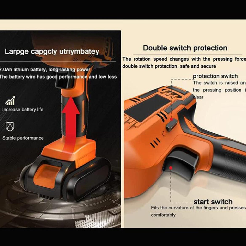 Bone Saw Machine, Electric Commercial Home Butchers Saw, Electric Reciprocating Saws,Hacksaw Handheld Cordless Tools for Cutting Meat/Bones,1battery+1sawtooth