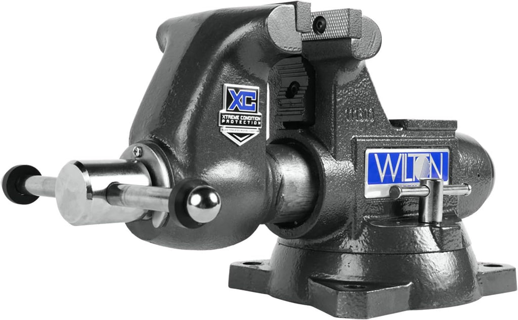 Wilton Tradesman XC Bench Vise, 4-1/2' Jaw Width, 3-1/2' Max Jaw Opening, 3-1/4' Throat (1745XC)