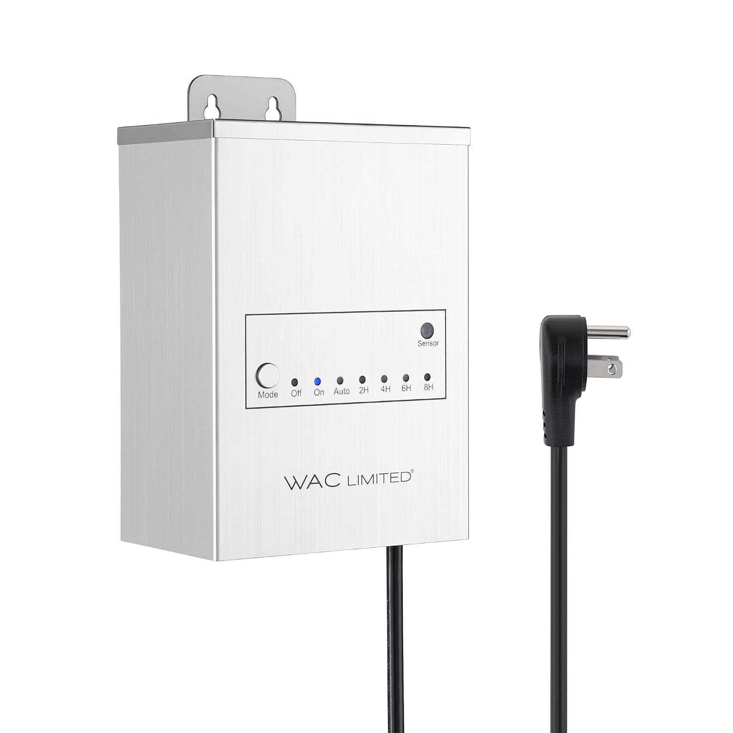 WAC Limited Landscape Lighting 12V Power Supply, 120V Plug-in 100W Max Output in Stainless Steel