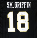 UCF Golden Knights Shaquem Griffin Autographed Black Jersey '13-0' MCS Holo Stock #134405