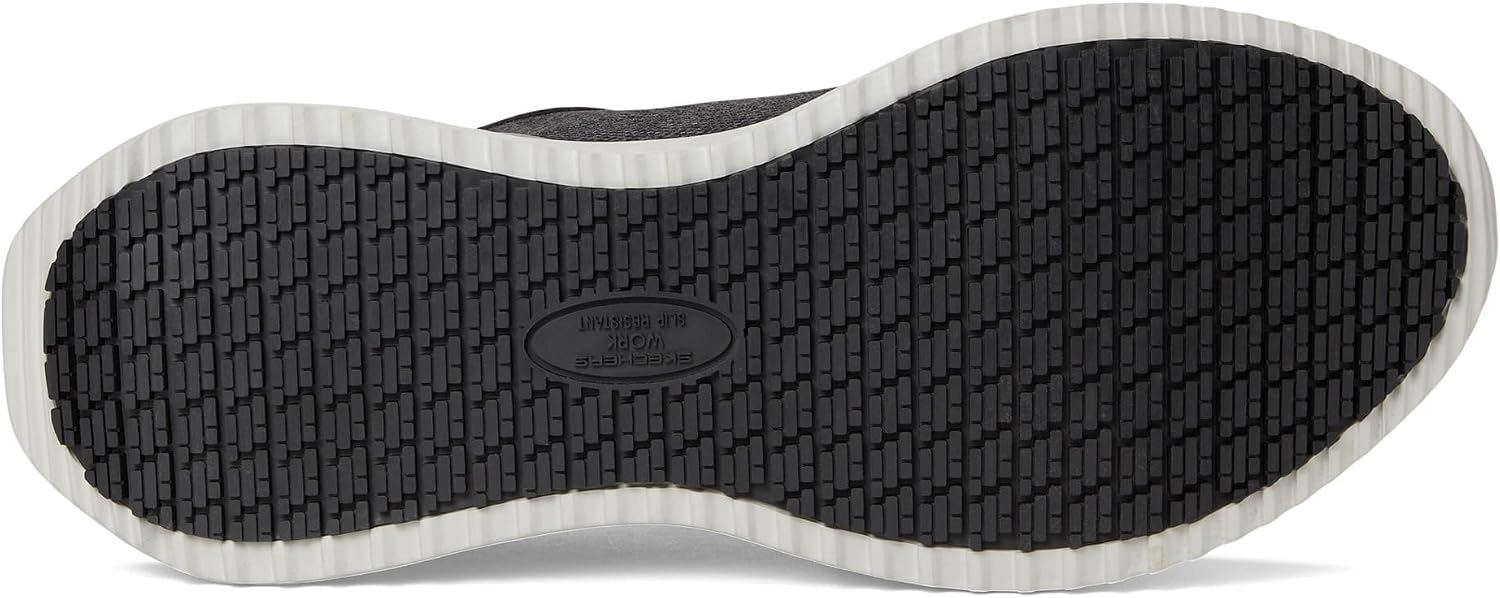 Skechers Men's Tilido Troxin ESD Composite Toe Bungee Slip-On Work Shoe
