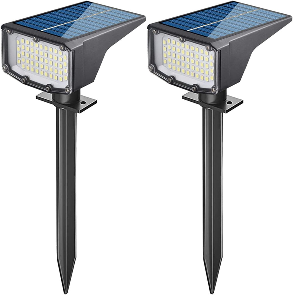 Solar Spotlight Waterproof Wall Lamp Outdoor Garden Lighting for Landscape Solar Porch Lights 6pcs