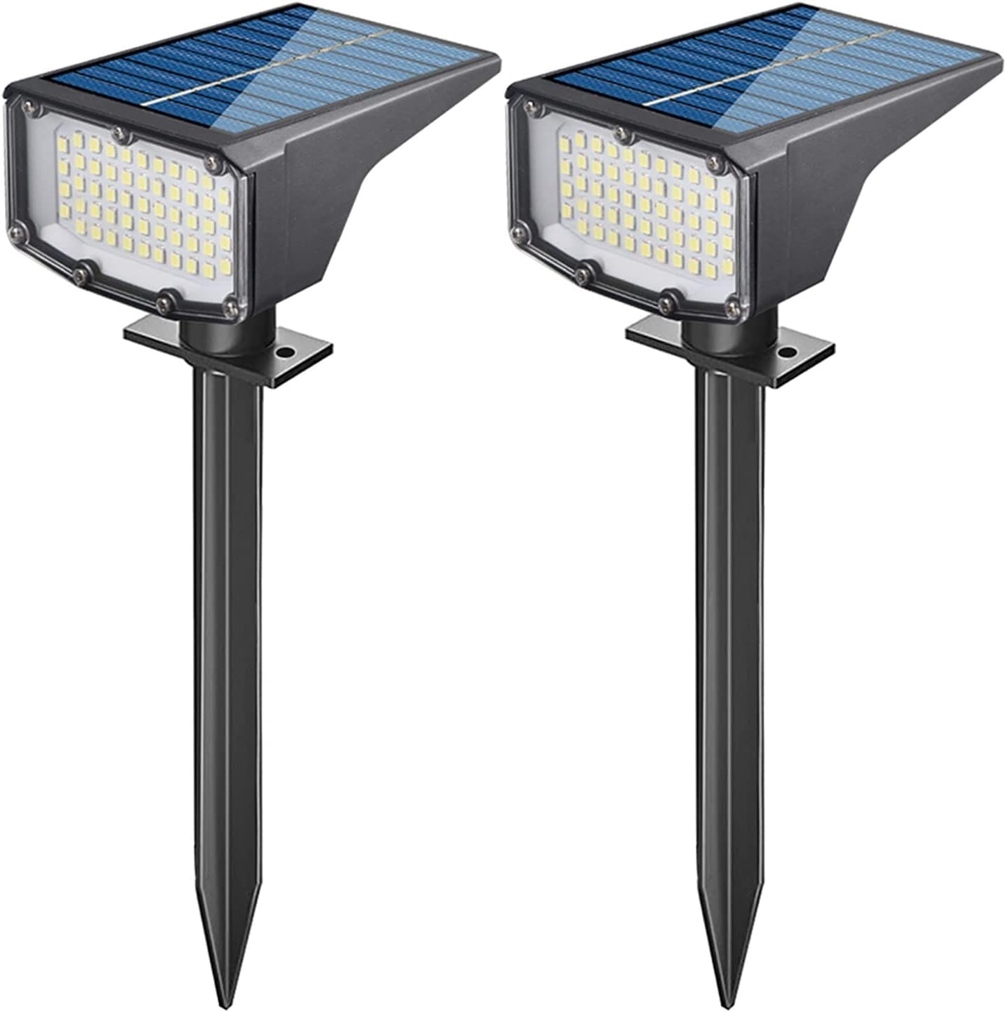 Solar Spotlight Waterproof Wall Lamp Outdoor Garden Lighting for Landscape Solar Porch Lights 6pcs