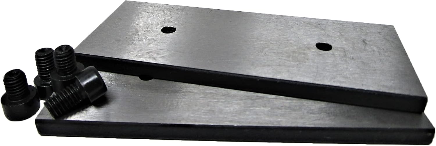 Wilton Low-Profile Drill Press Vise, 4' Jaw Width, 4' Jaw Opening, 1-1/2' Jaw Depth (Model LP4) & Strong Hand Tools PTTD634 Drill Press Clamp with Crank Handle, Quick-Set Hold Down Clamp