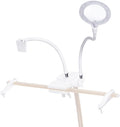 Daylight StitchSmart 2 Magnifier & Chartholder (Accessories Only)–Adjustable Embroidery Frame Support with LED Magnifier Lamp, 360° Rotation, 95+ CRI Lighting, Flexible Arms (Doesn't' Include Stand)
