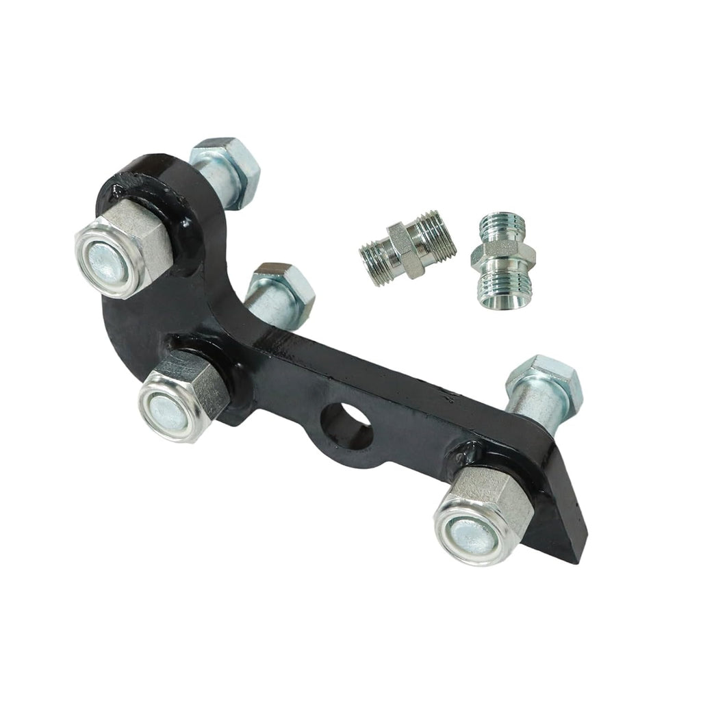 FZJDSD 3-Holes Bracket Hydraulic Thumb Clip L-Shaped Compatible with Mini Excavators Attachments 3 tons and Below mini excavators