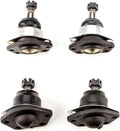 Upper Lower Ball Joints Set 4WD Bolts Nut Washers Steel for GMC for Typhoon 4.3L 1992-1993 Kit on ULBJSF11G4JT