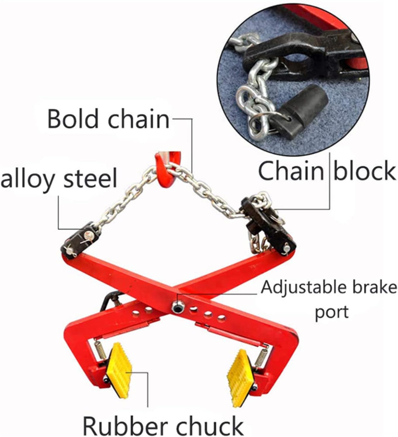 Lifting Clamps,Lifting Clamp Jaw Opening 4 Inch Vertical Plate Clamp for Lifting and Transporting Steel Plates and Structures(B3)