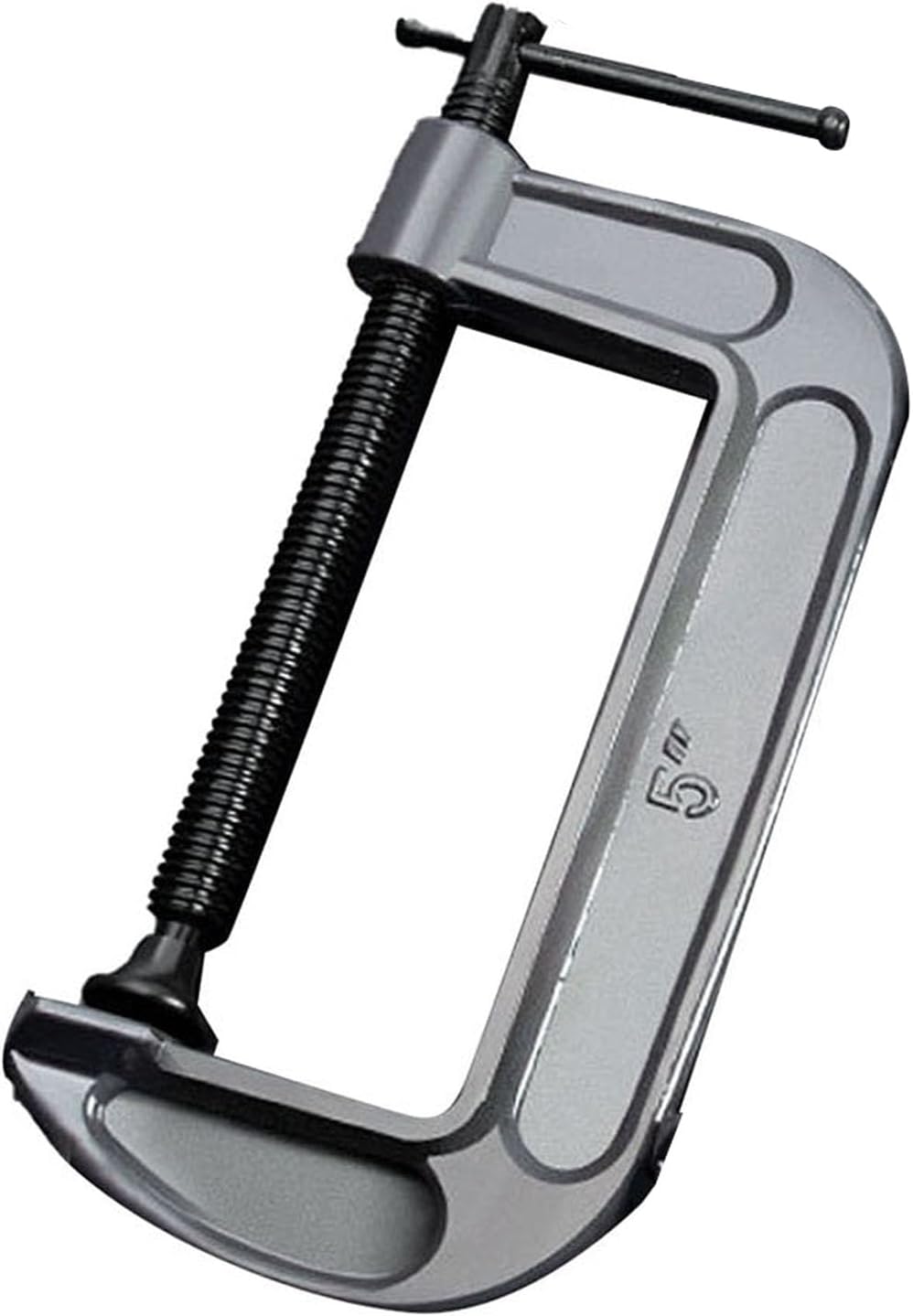 YWBL-WH 4 Pcs C Clamps Set, 3in 4in 6in 8in Heavy Duty Steel Welding Clamps with Sliding T Handle, for Woodworking Metalworking Carpentry Building (Industrial Thickened)