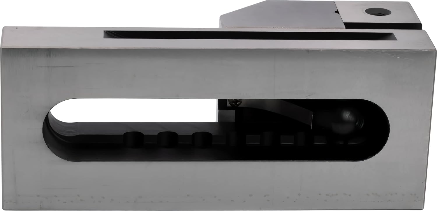 CME Screwless-Type Toolmaker's Vise, 4' Jaw Width, 4 15/16' Maximum Opening, High-Precision Workholding Vise With Multi-Orientation Mounting For Milling, Inspection, Grinding, Wire EDM