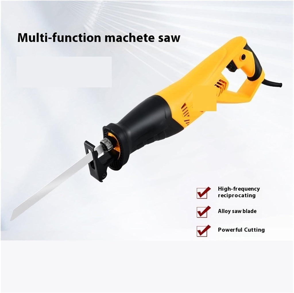 Reciprocating Saw, Cordless Electric Reciprocating Saw Multi-Function Woodworking Cutting Tool for Home Use