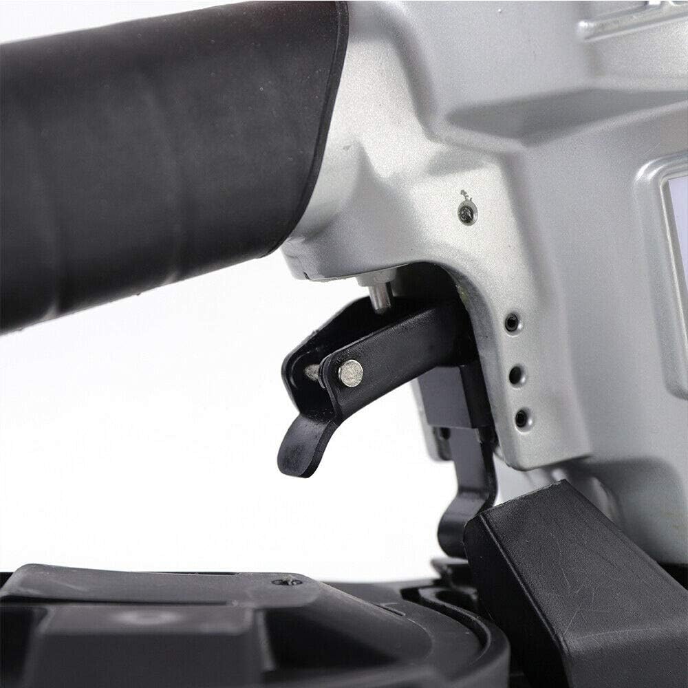 CN55 Pneumatic Siding Nailer Nailing Machine, 25-57mm Siding Coil Nailer Siding Nail Gun Woodworking Heavy Duty Professional Air Punch Nailer for Siding Sheathing Wooding Fencing Decking (US Stock)