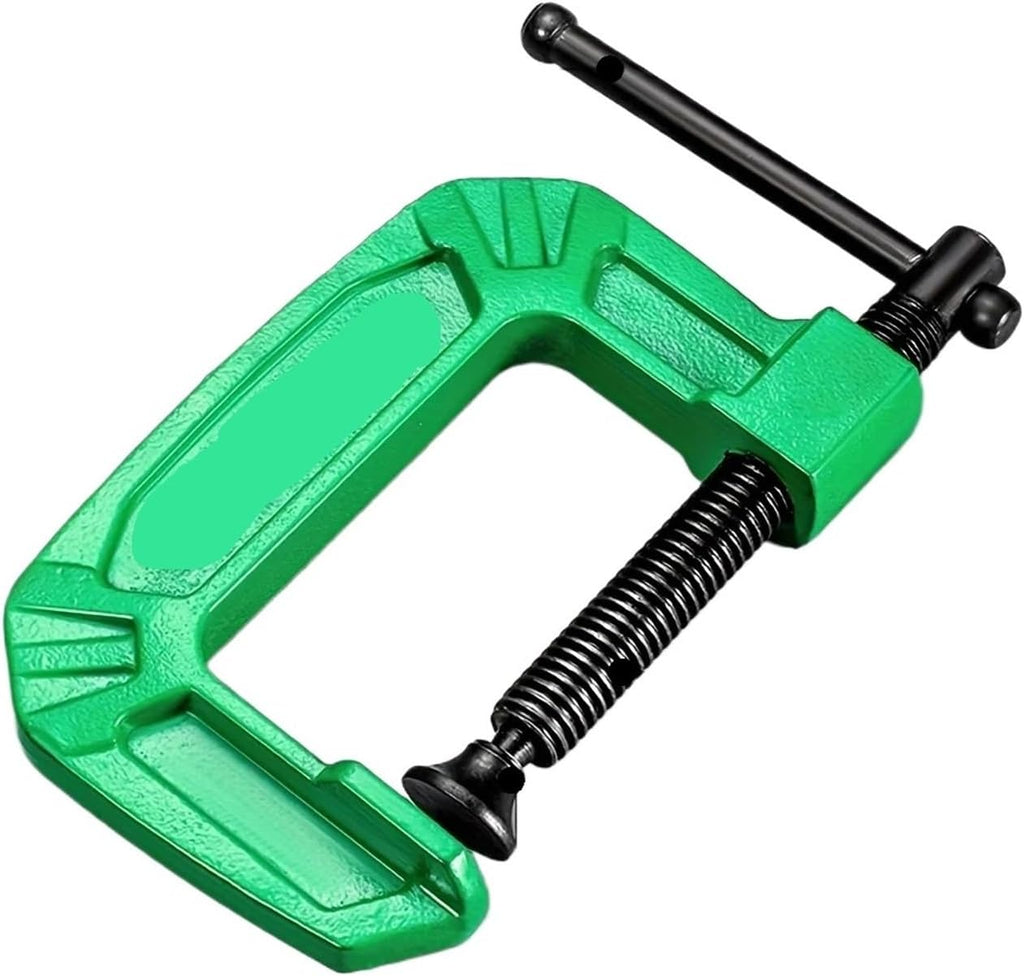 3/4/5/6 Inch Thicken Heavy Steel G Clip C-Clamps Jaw Opening Clamps With Sliding T-Bar Handle For Woodworking, Welding, Building(6 inches)