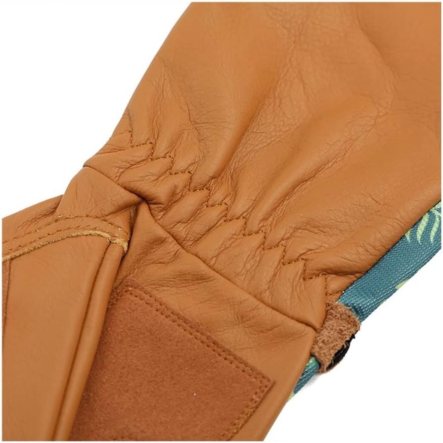 Rose Pruning Thorn Proof Gardening Gloves, Long Sleeve Puncture Proof Gloves with Forearm Protection for Women and Men (Color : Yellow, Size : One Size)