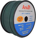 SPT-1 18/2 Low Voltage Landscape Lighting Copper Wire - 500 Feet Green 18 Gauge 2 Conductor - Outdoor Direct Burial