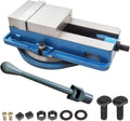 findmall 6 x 7-1/2' Accuracy Mill Vise Lengthen W/Swivel Base for Milling Shaping and Drilling Machines