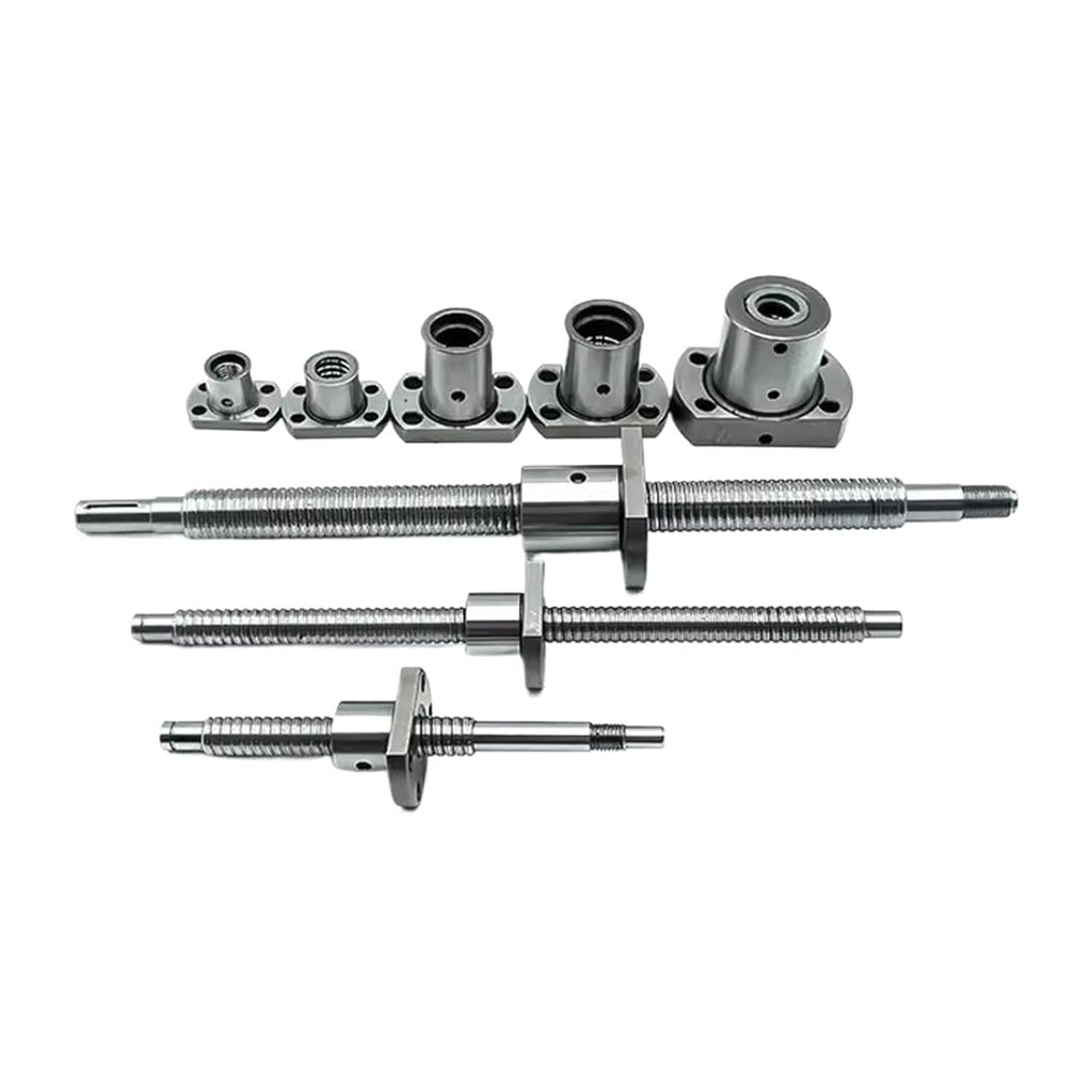 C5 Miniature Ball Screw SFK0802 SFK1002 6mm 8mm 10mm 0601 0801 0802 1002 1202 Length 100 150 200mm with SFK Ball Nut 3D Printer(SFK1002 End Machined)
