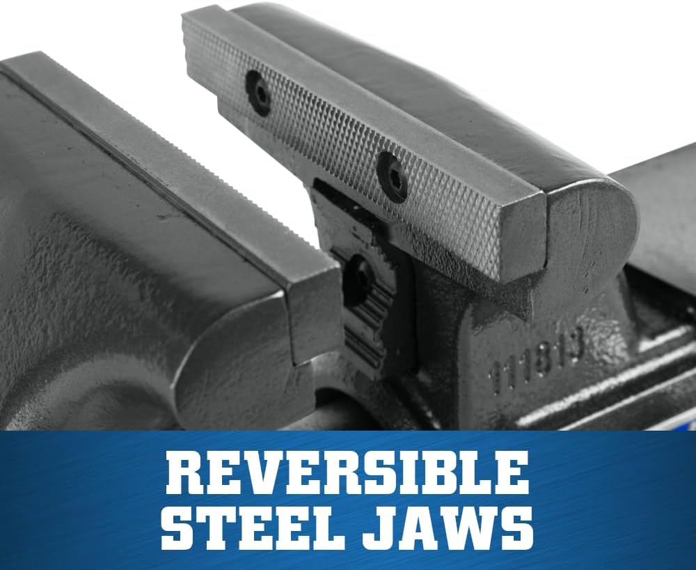 Wilton Tradesman XC Bench Vise, 6-1/2' Jaw Width, 6' Max Jaw Opening, 4' Throat (Model 1765XC)