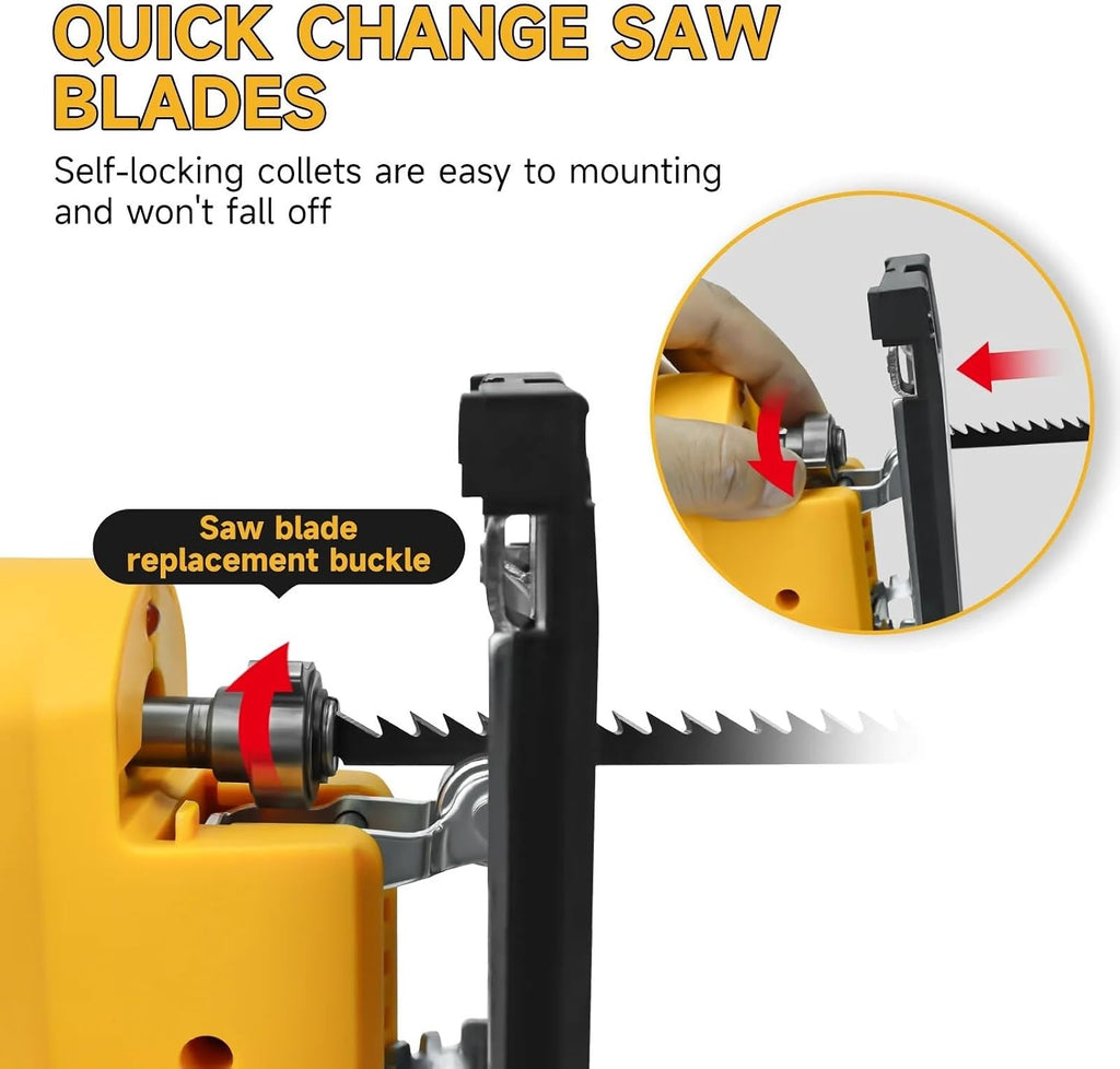 Reciprocating Saw, Electric Jig Saw Cordless Jigsaw Woodworking Tool