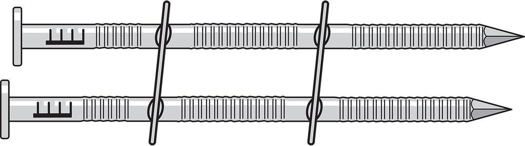 Simpson Strong-Tie T13A200SNJ 15 Wire Coil, Full Round Head, Ring-Shank Siding Nail 2 in. Type 316 (1800-Qty)