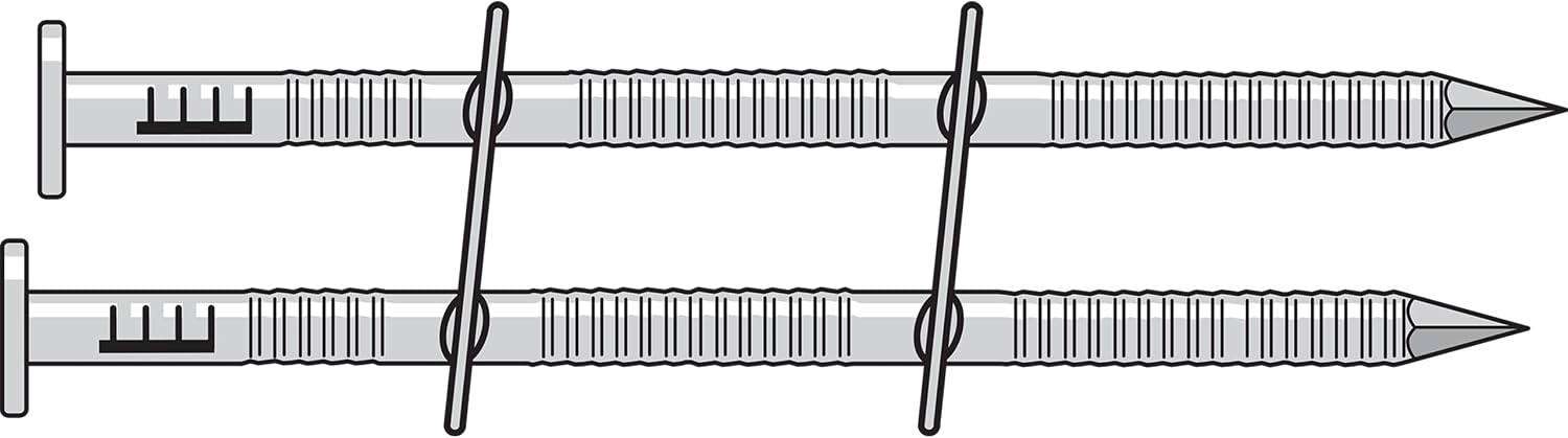 Simpson Strong-Tie T13A200SNJ 15 Wire Coil, Full Round Head, Ring-Shank Siding Nail 2 in. Type 316 (1800-Qty)