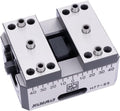 4 Inch (H77-L35) CNC Self Centering Vise, With an opening of 1.3 Inch, can be added with jaws for clamping according to the workpiece.