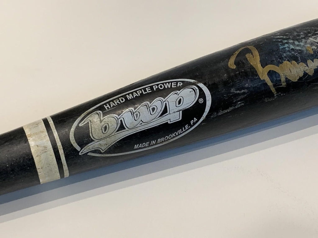 Ramon Hernandez A's Padres Orioles Signed Autograph BWP Game Used Bat PSA DNA - MLB Autographed Game Used Bats