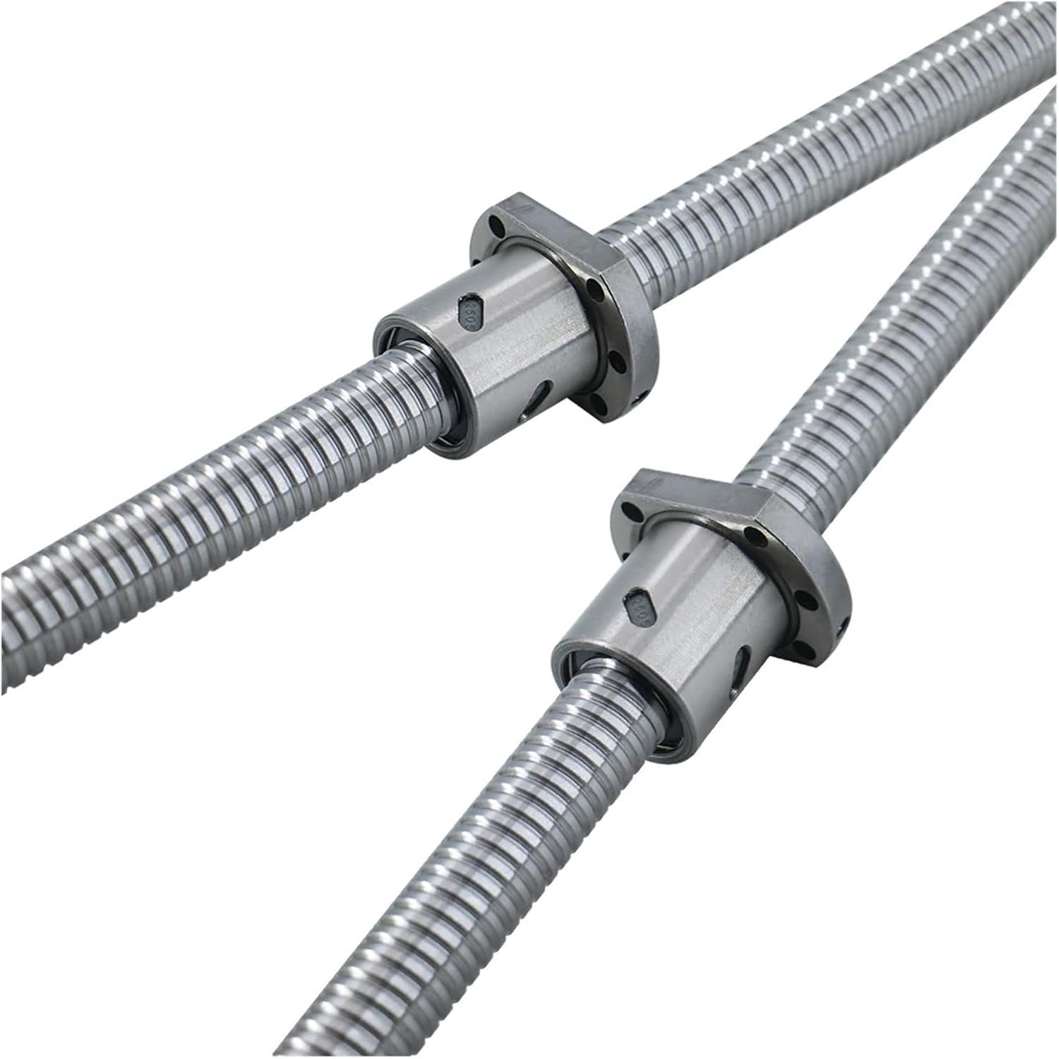 Lead Ball Screw with nut C3 Level Ground SFU2010 Ball Screw R20 Lead 10mm Ball Nut （0.001mm/300mm）(400mm)