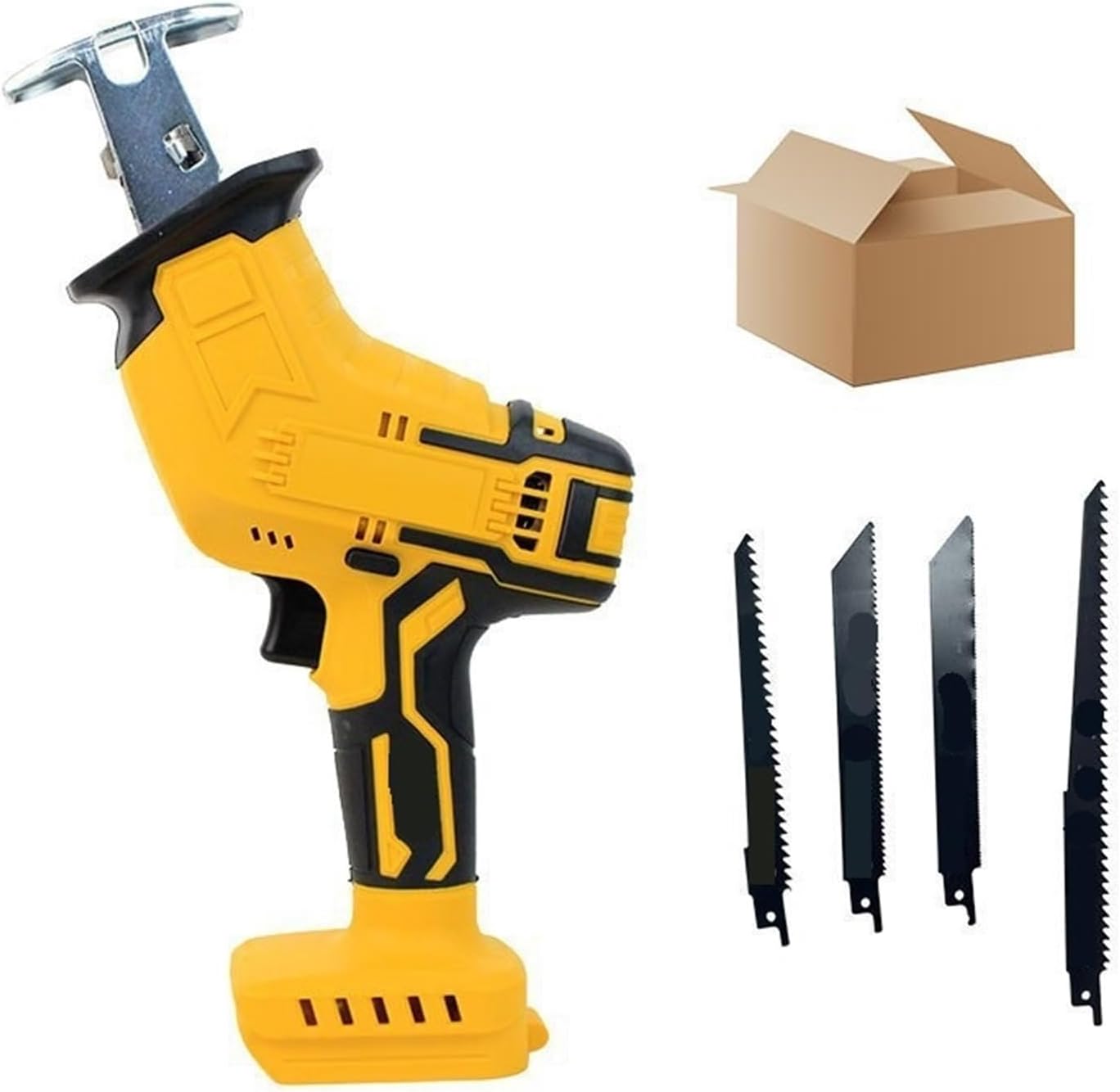 Cordless Circular Saw, Cordless Reciprocating Saw Wood/Metal/Pipe/Tree Cutting Power Tools Electric Household Woodworking,for Woodworking, Stone