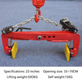 Heavy Duty Alloy Steel Lifting Clamps-Jaw Opening 4 Inch, Thicken Non-slip Lifting Clamp Vertical Plate Clamp, For Lifting And Transporting Steel Plate(B3)
