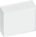 Azar Displays 162729 22-Inch Width by 17-Inch Height Wall U-Frame with Pre-Cut Hanging Holes, 10-Pack