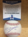 Miguel Tejada Orioles/giants/astros Signed Auto M.l. Baseball Beckett G58094 - Autographed Baseballs