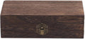 1Pc Retro Wooden Jewelry Box Organizer with Lid Desktop Natural Wood Clamshell Storage Case Handmade Craft Box Originality