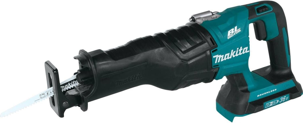 Makita XRJ06Z 18V X2 LXT Lithium-Ion (36V) Brushless Cordless Recipro Saw (Renewed)
