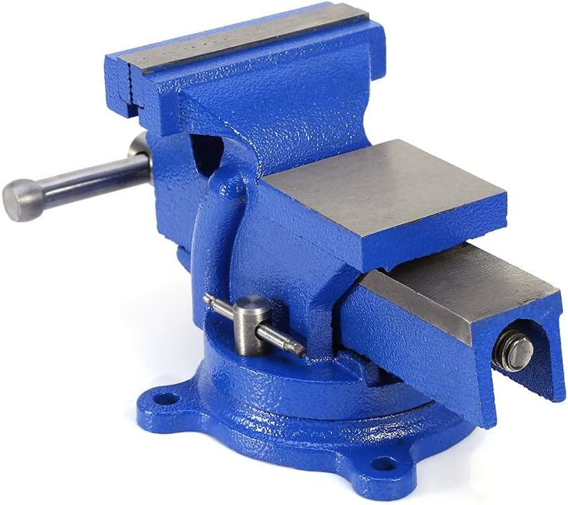 Jaw Bench Vice, 4 Inch 360 Bench Vice Workshop Clamp Engineers 100mm Jaw Workshop Heavy Duty
