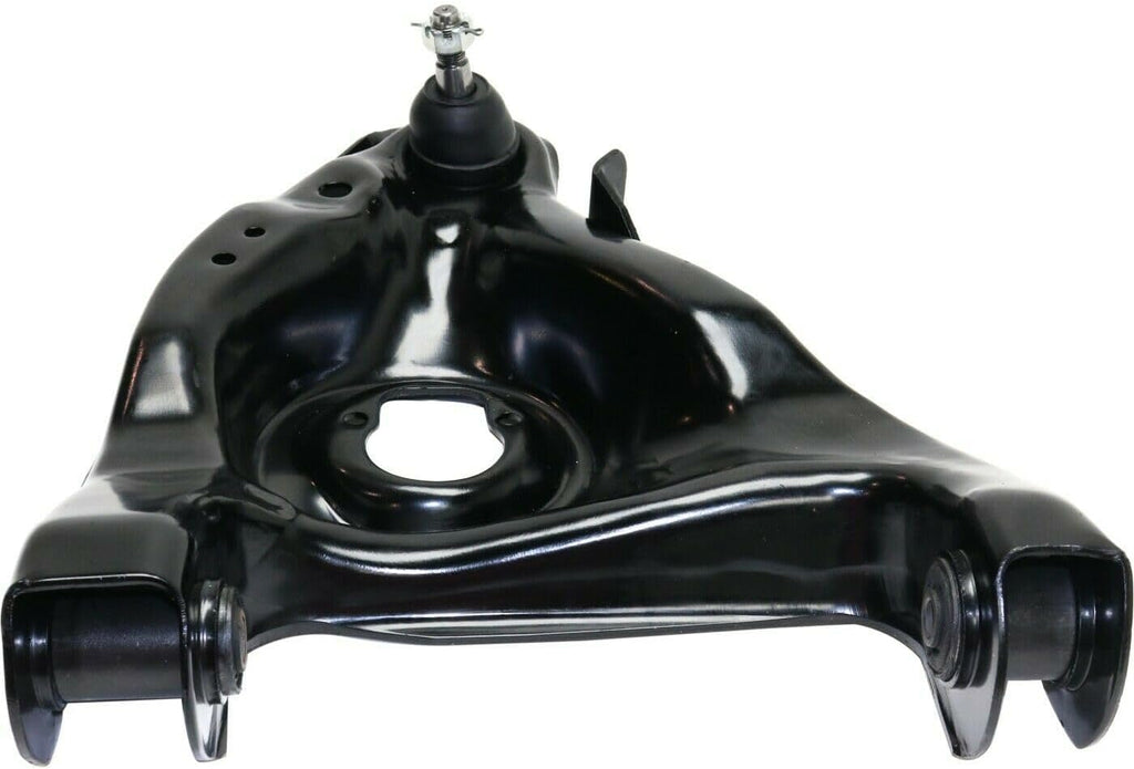 Control Arm Assembly for GMC & Chevy Trucks Front Lower Right Passenger Side with Ball Joints Rubber Bushing Stamped Design Includes Nuts Control Arm Feature