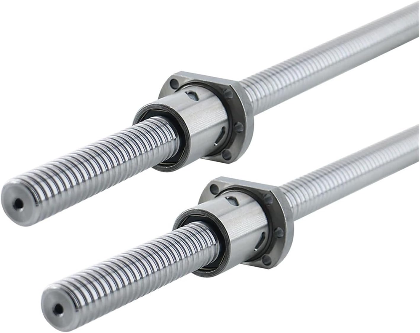 Lead Ball Screw with nut C3 Level Ground SFU2010 Ball Screw R20 Lead 10mm Ball Nut （0.001mm/300mm）(400mm)