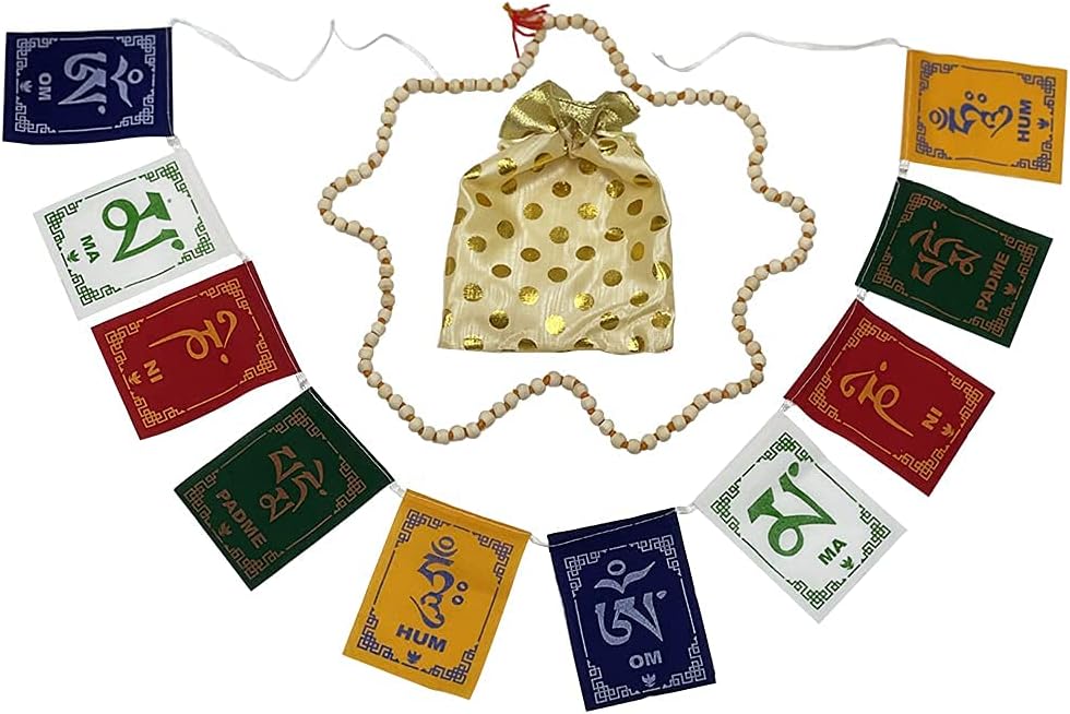 Chakra Singing Bowls Set Cuencos Tibetanos With Cushion Mallet Tulsi Beads Mala Tibetan Prayer Flag For Meditation Mindfulness - Style2 Size Small