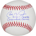 Cal Ripken Jr Autographed Baltimore Orioles OML Baseball w/Insc. FAN 40595 - Autographed Baseballs